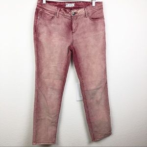 Free People Modern Mauve Corduroy Skinny Jeans